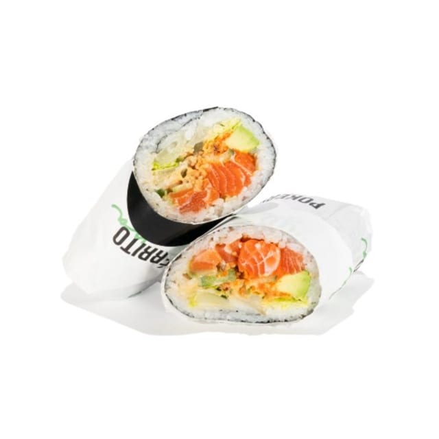 S3. Golden Salmon Sushi Burrito.