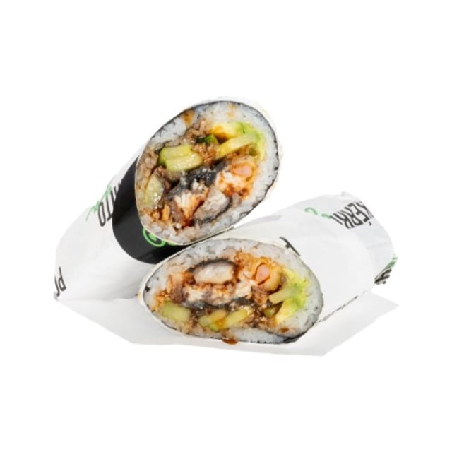 S6. Black Dragon Sushi Burrito.