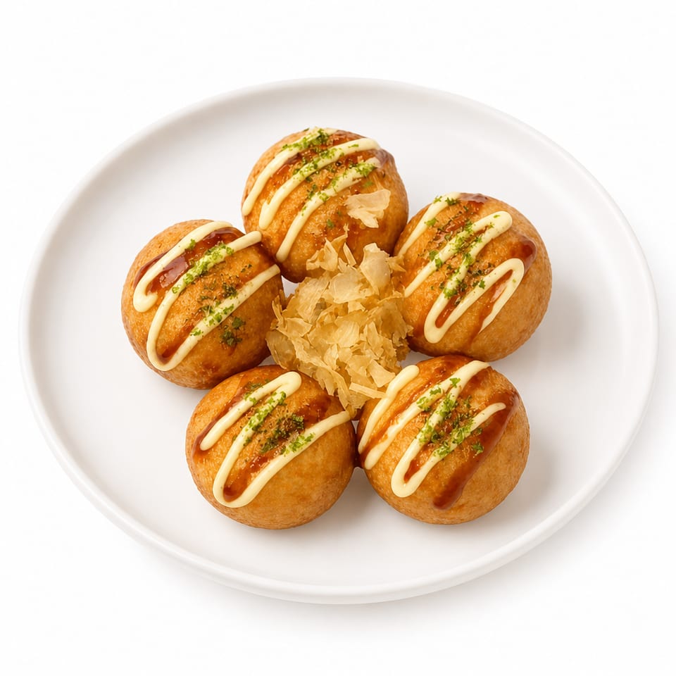 6 Pieces Takoyaki.