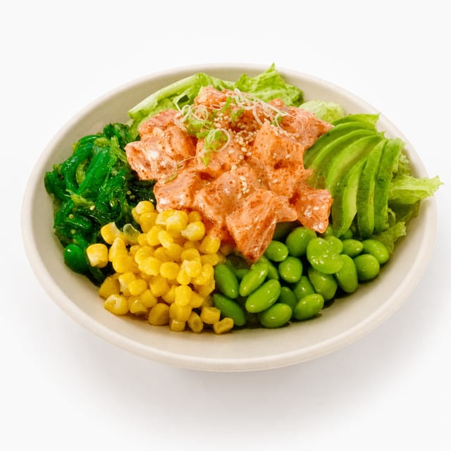 B3. Spicy Salmon Bowl.