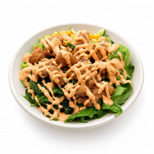 P4- Hot Crispy Chicken Poké Bowl.