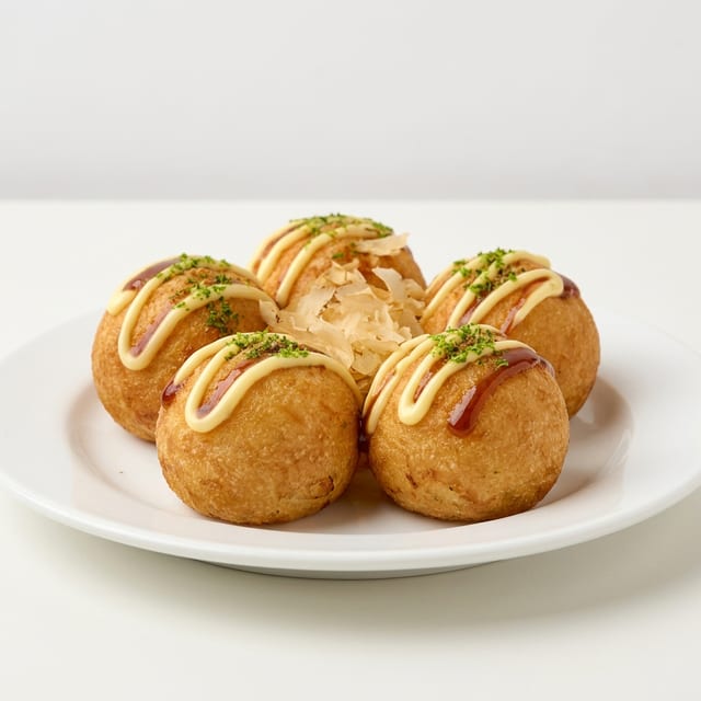 6 Pieces Takoyaki.