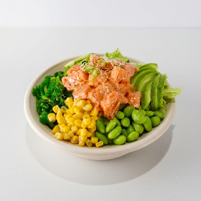 B3. Spicy Salmon Bowl.