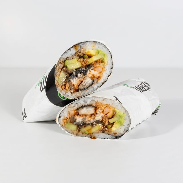 S6. Black Dragon Sushi Burrito.